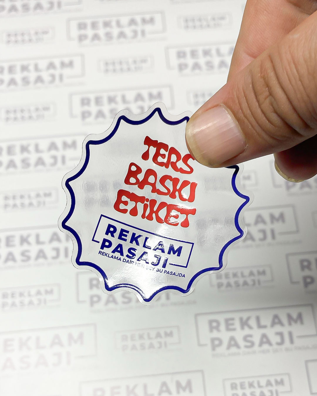 Ters Baskı Etiket Ters Baskı Etiket