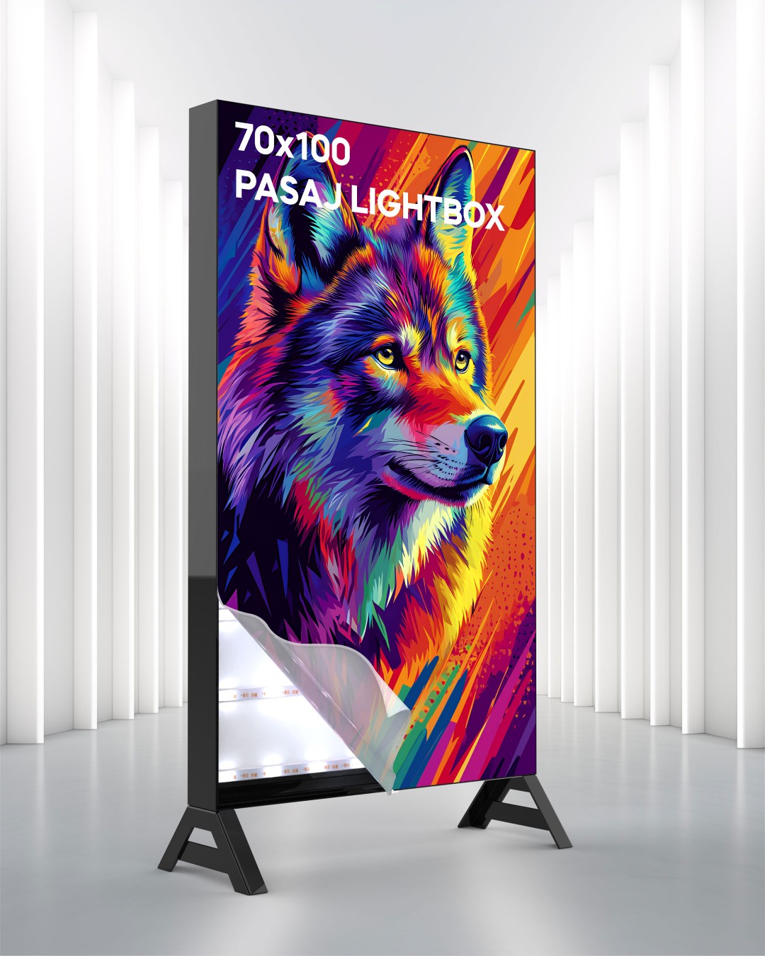 35x50 Tek Taraflı Lightbox